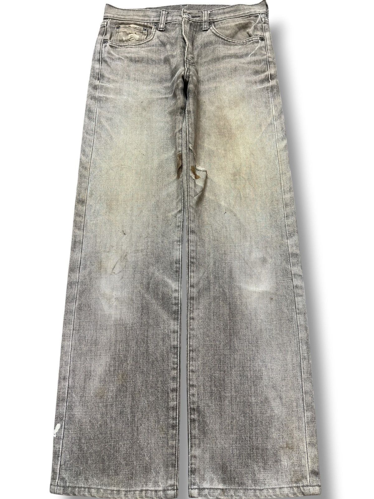Kapital Vintage Bobson Straight Loose Grunge Distressed Denim Size US 28 / EU 44 - 1 Thumbnail