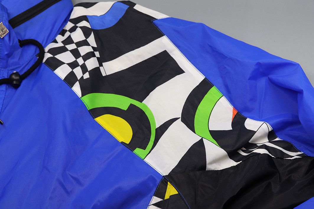 K-Way Vintage K-Way Ski Windbreaker Jacket 90s Racing Team L Size US L / EU 52-54 / 3 - 11 Thumbnail