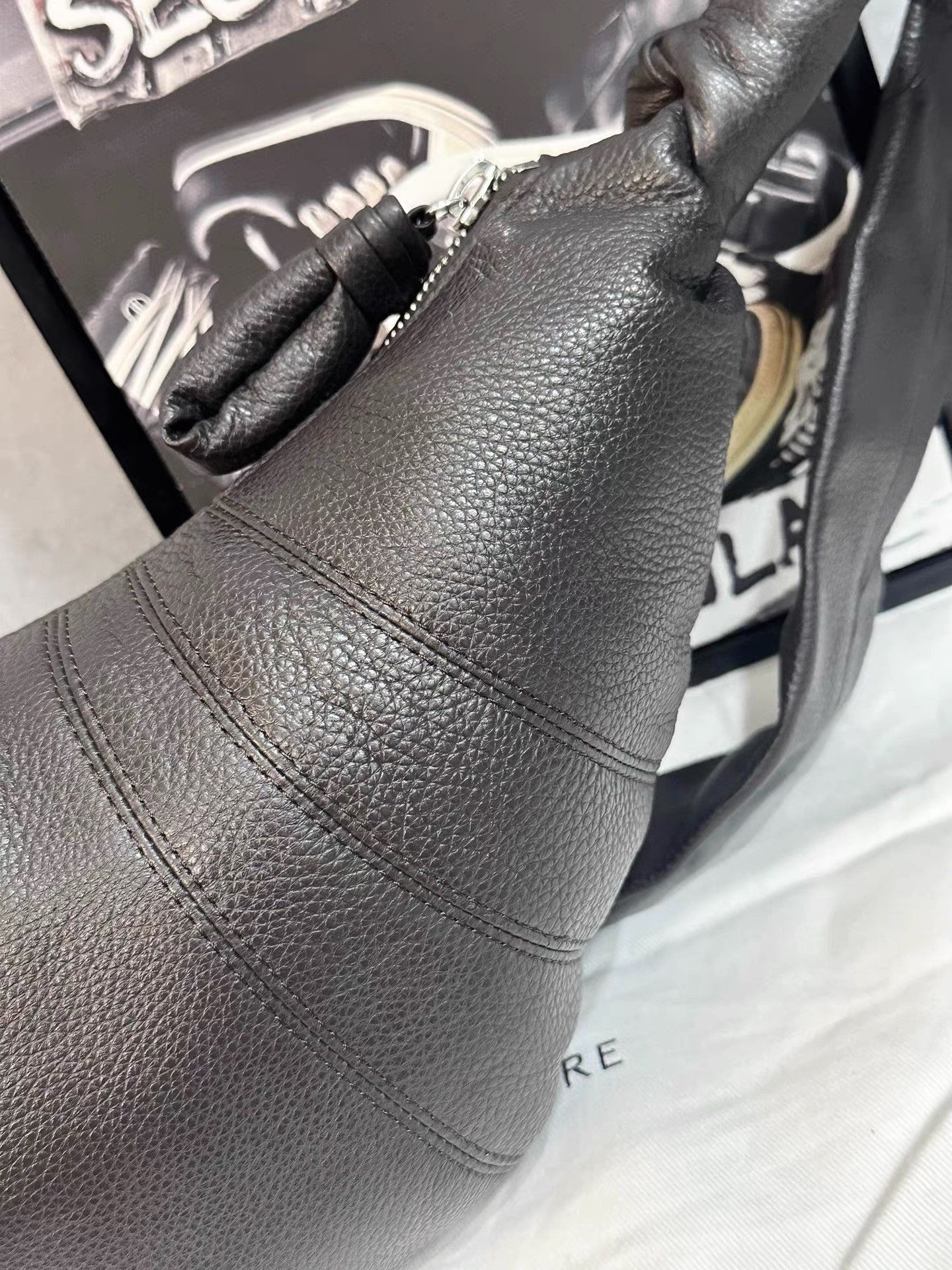 Lemaire Lemaire Brand New Grained Leather Small Croissant Bag K34 Size ONE SIZE - 6 Thumbnail
