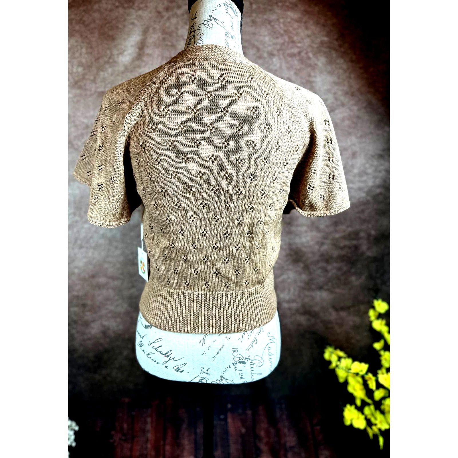 Other St Roche Ballet Top Cotton Superfine Alpaca Caramel M Size M / US 6-8 / IT 42-44 - 11 Thumbnail