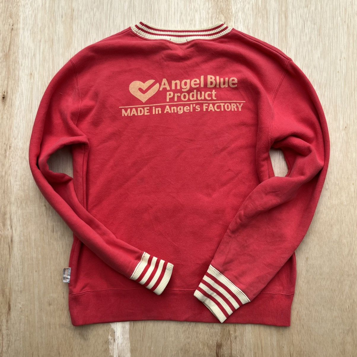 Angel Blue ANGEL BLUE PINK PATCH JAPANESE BRAND SWEATSHIRT Size L / US 10 / IT 46 - 6 Thumbnail