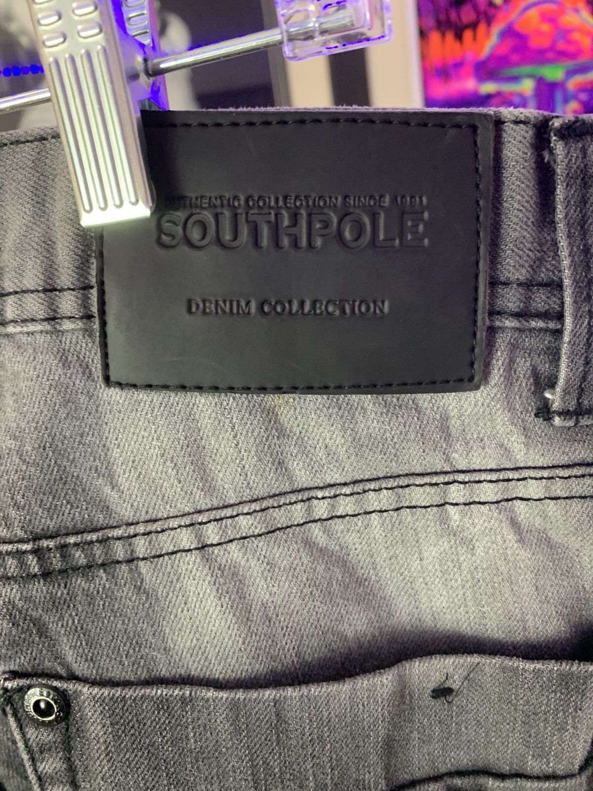 Southpole Vintage Southpole Mens Distressed Denim Jeans Size US 36 / EU 52 - 7 Thumbnail