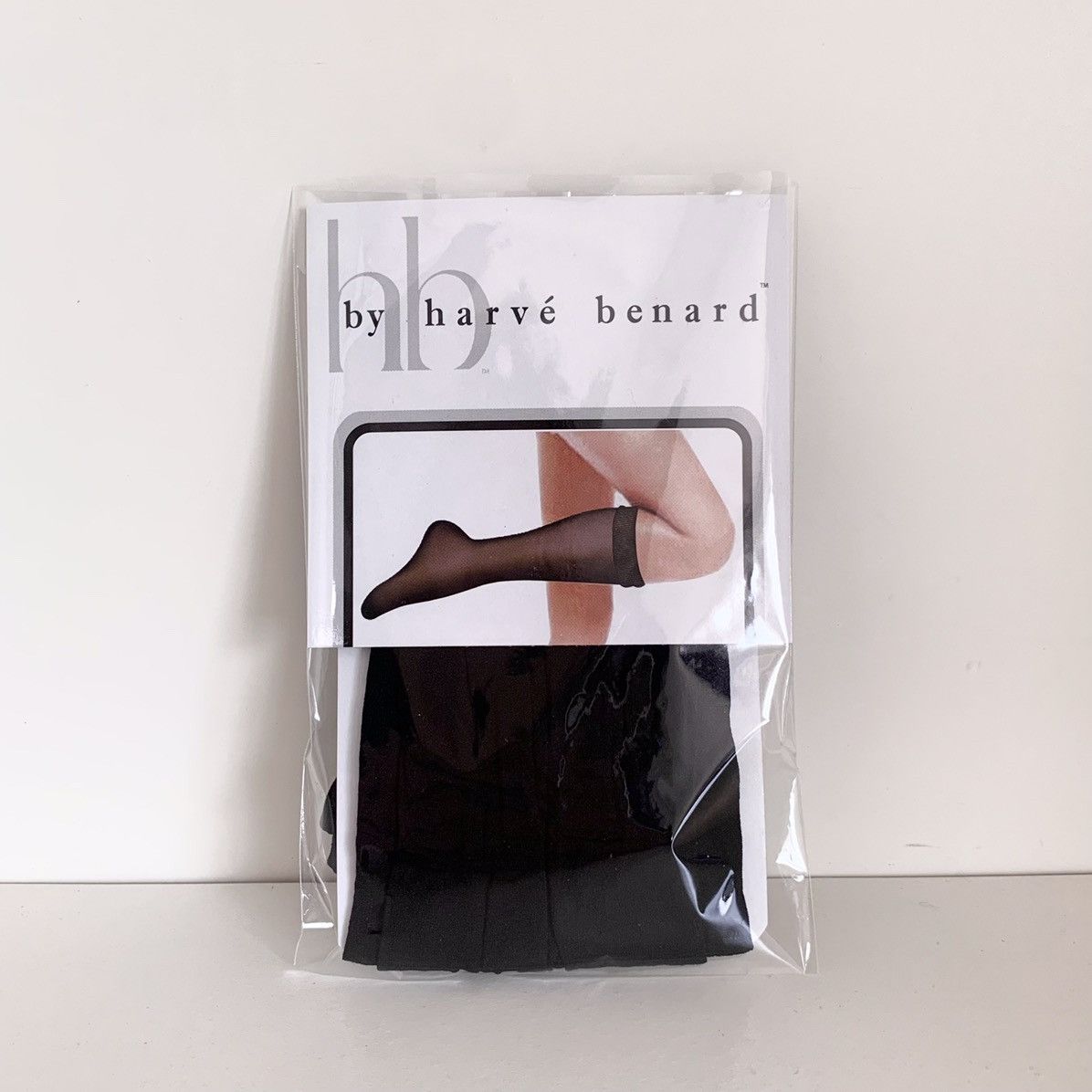 Harve Benard Harve Bernard Sheer black calf stocking socks Size ONE SIZE - 3 Thumbnail