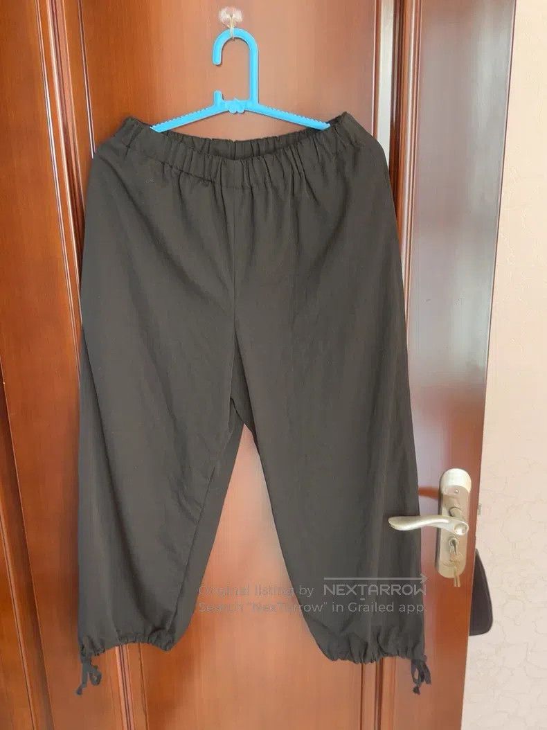 Comme Des Garcons size S Wool Drawstring Pants