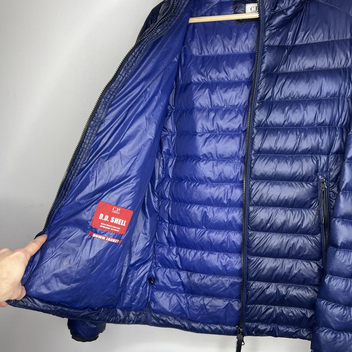 C.P. Company CP Company Goggle Puffer Down Jacket Hooded Nylon Dark Navy Size US M / EU 48-50 / 2 - 6 Thumbnail