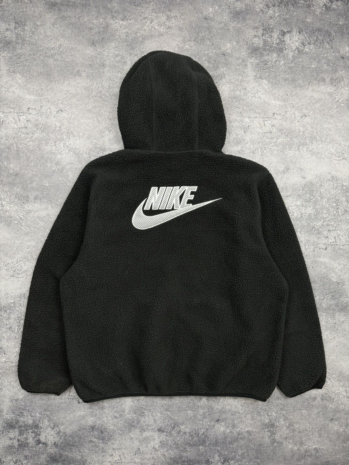 Nike Nike Sherpa Fleece Hoodie Ninja Anorak Jacket Size US XL / EU 56 / 4 - 2 Thumbnail