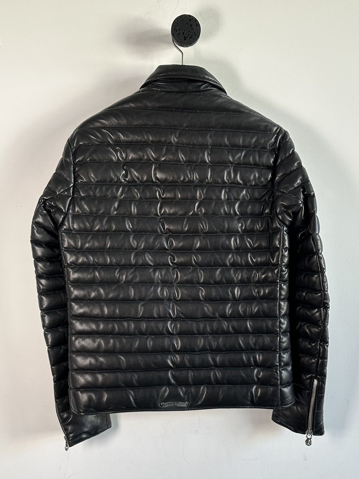 Chrome Hearts Leather Biker Jacket