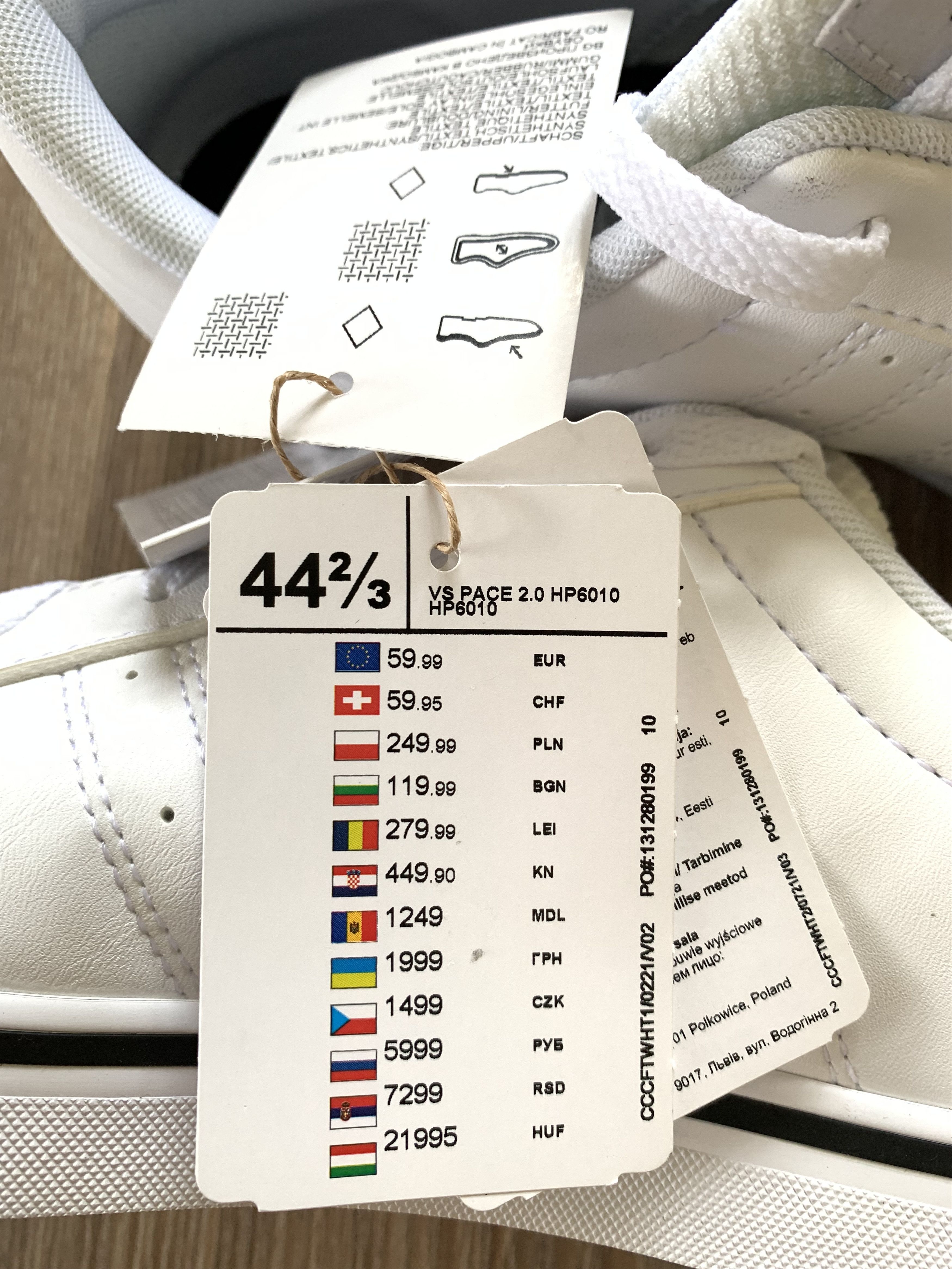Adidas Adidas VS Pace 2.0 Shoes Sneakers Size US 11 / EU 44 - 7 Thumbnail