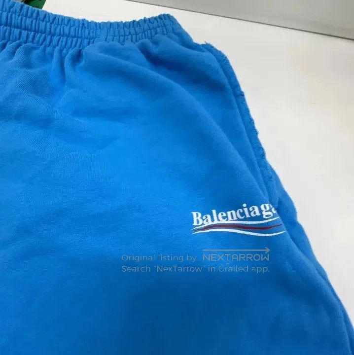 Balenciaga Balenciaga Stylish Blue Casual Shorts. Size US 26 / EU 42 - 6 Thumbnail