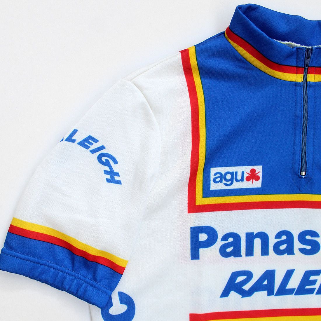 Vintage 80s NOS Agu Team PANASONIC RALEIGH cycling jersey t-shirt S Size L / US 10 / IT 46 - 4 Thumbnail