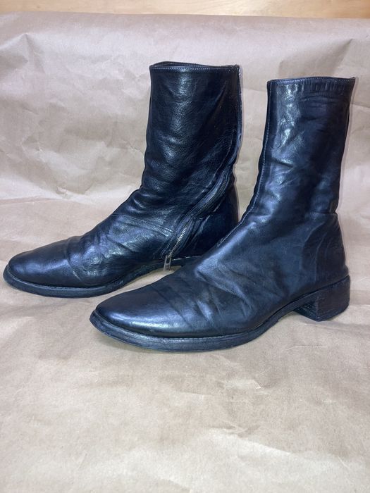 Carol Christian Poell Kangaroo leather tornado boots | Grailed