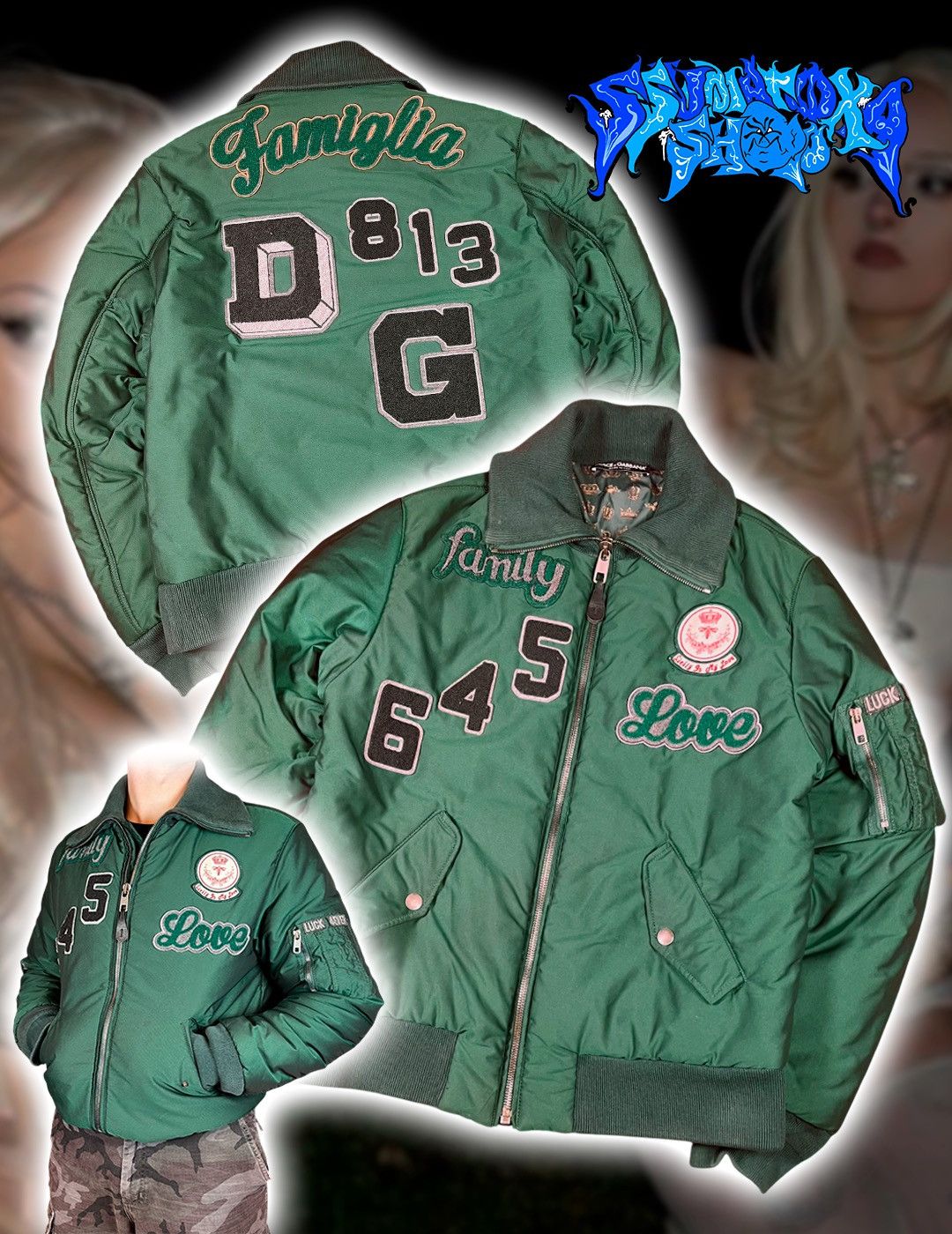 Dolce & Gabbana Warm DOLCE & GABBANA Stuffed Bomber - Puffer Green Jacket Size US L / EU 52-54 / 3 - 1 Thumbnail