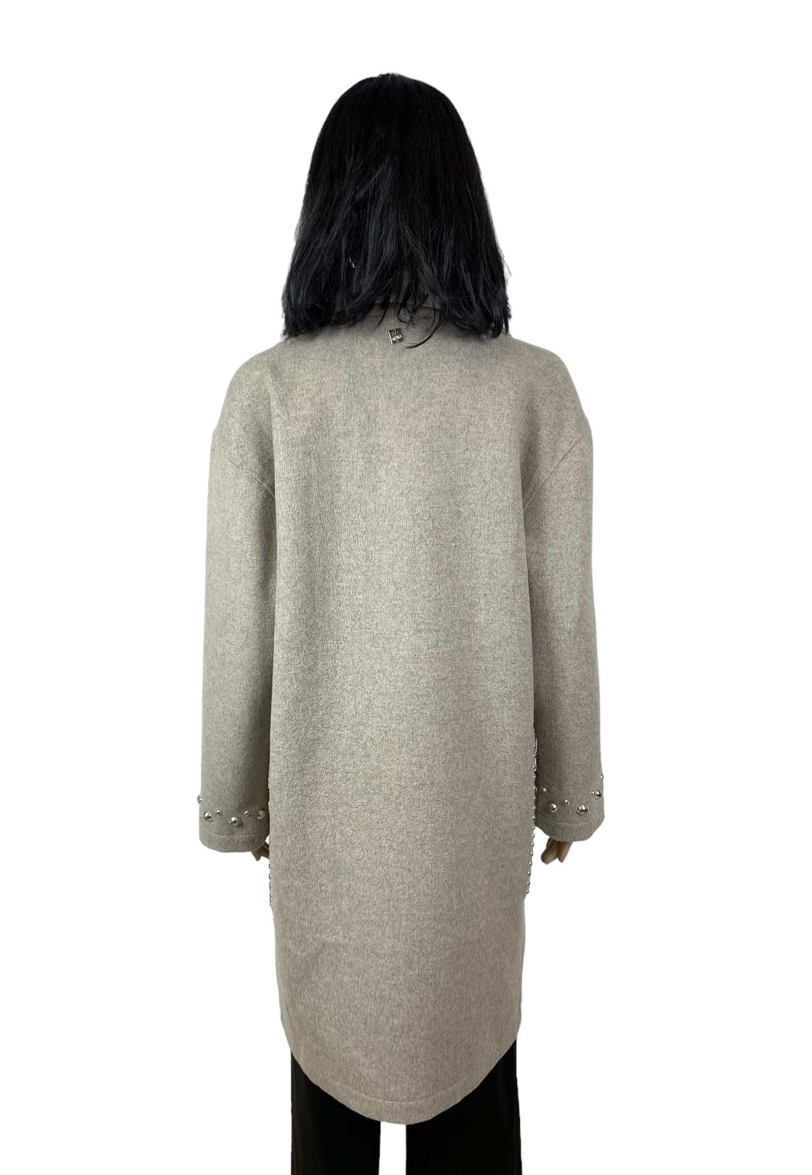 TWINSET twin-set double-breasted wool coat decorated size S Size S / US 4 / IT 40 - 6 Thumbnail