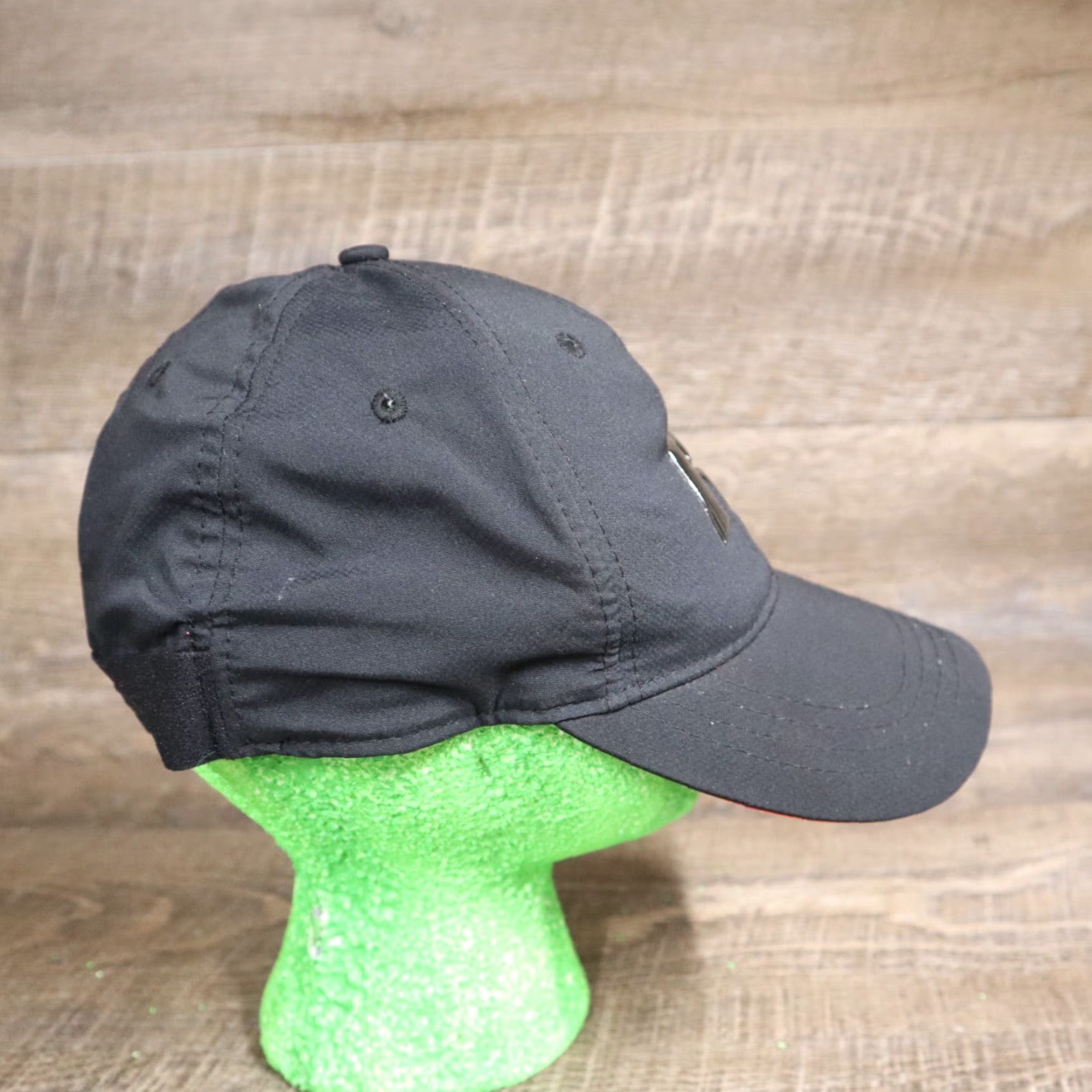 Vintage Russell Hat Baseball Cap Unisex Adults Small Medium Gray Logo Adjustable Lightweight OSFM Strapback (Stitch) Size ONE SIZE - 3 Thumbnail