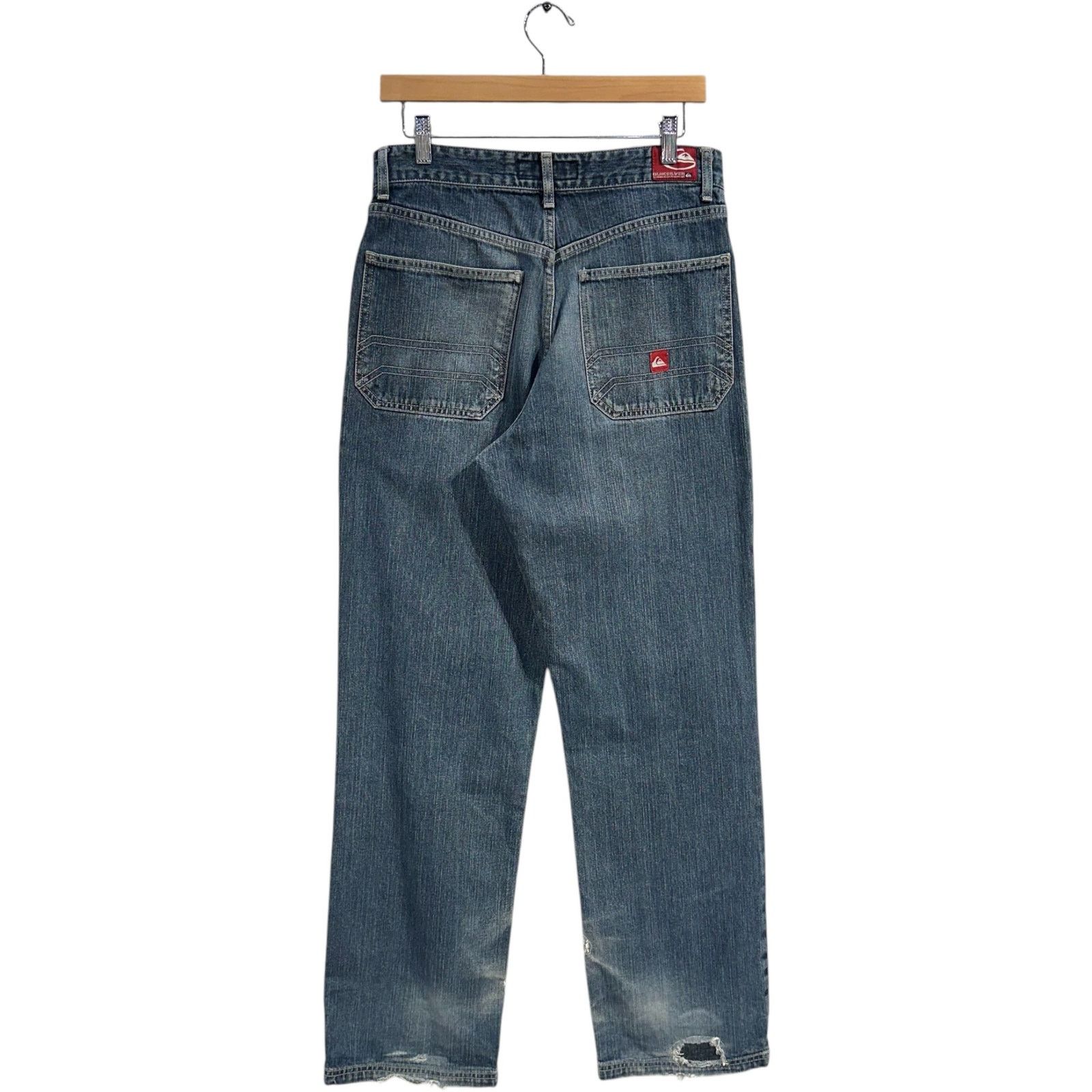Quiksilver Vintage Y2K Quiksilver Straight Leg Denim Jeans 30x31 Size US 30 / EU 46 - 5 Thumbnail