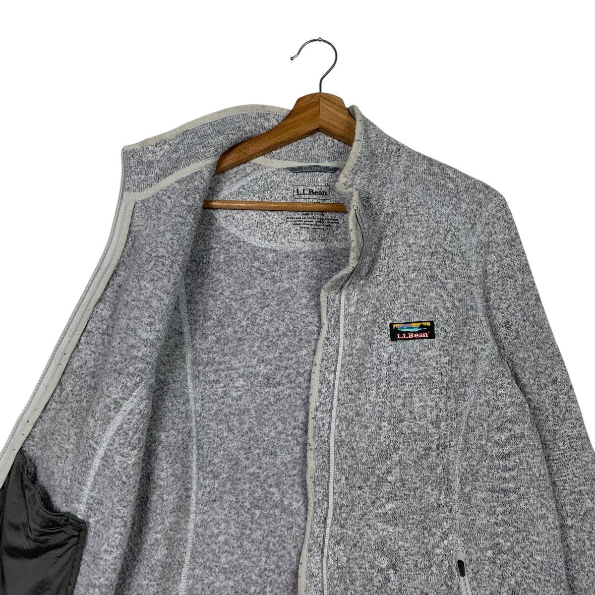 L.L. Bean LL Bean Small Logo Plain Zipper Sweater Size US L / EU 52-54 / 3 - 10 Thumbnail
