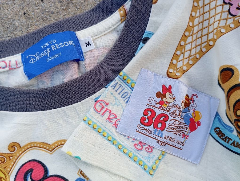 Disney Tokyo Disney Mickey Mouse 🏰 36th Anniversary Tshirt 😍 Size US M / EU 48-50 / 2 - 3 Thumbnail