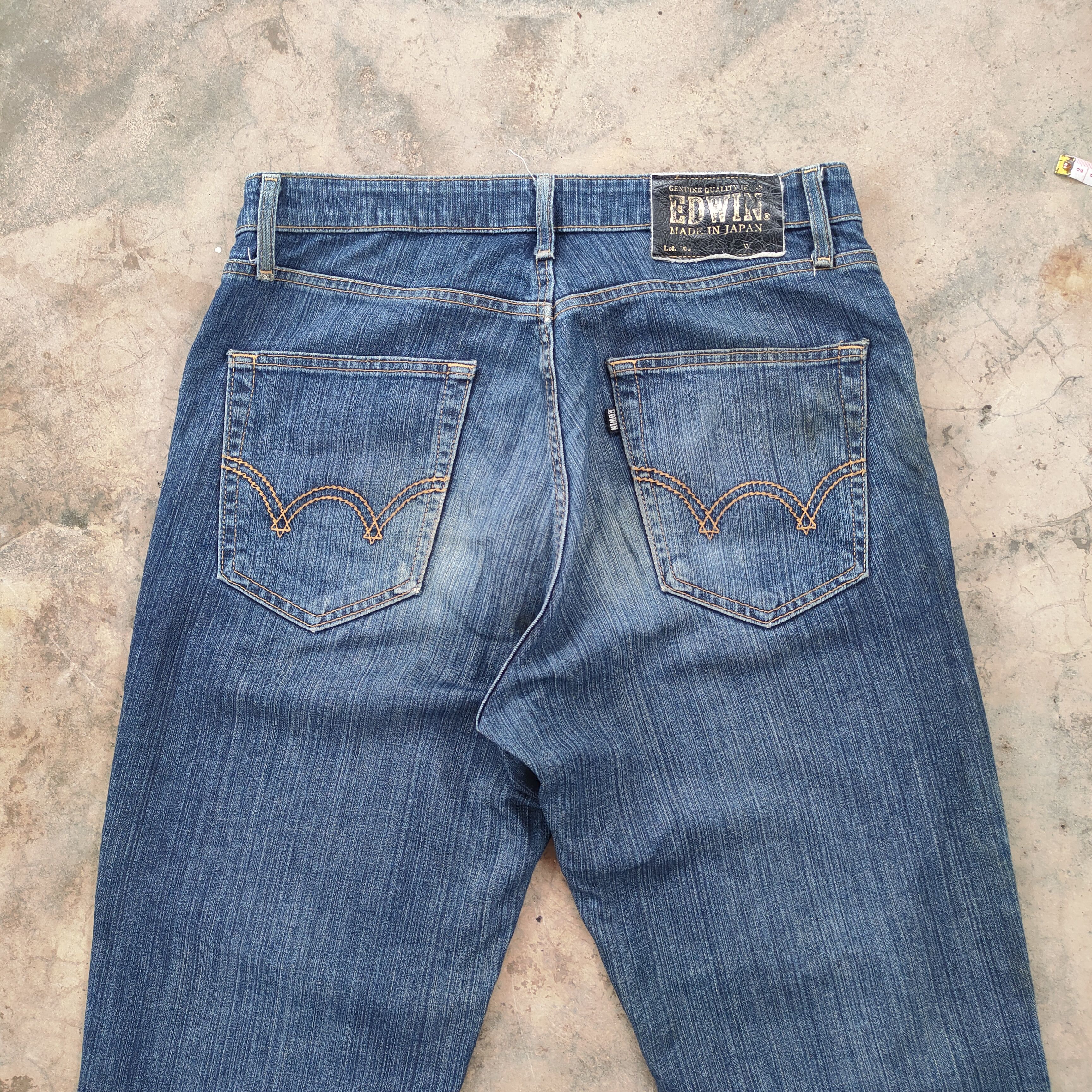 Edwin W32 VINTAGE EDWIN RUSTY FADED DISTRESSED JEAN DENIM PANTS Size US 32 / EU 48 - 7 Thumbnail