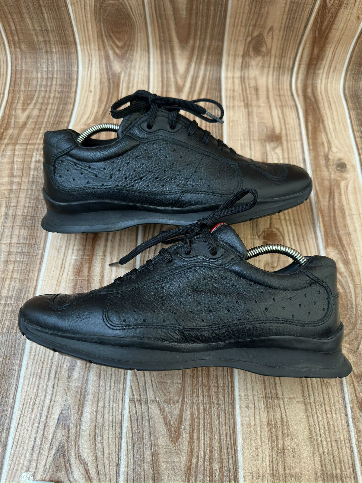 Prada Vintage Prada Sport Allacciata Regata Gym Nero Sneakers. Size US 7.5 / EU 40-41 - 9 Thumbnail