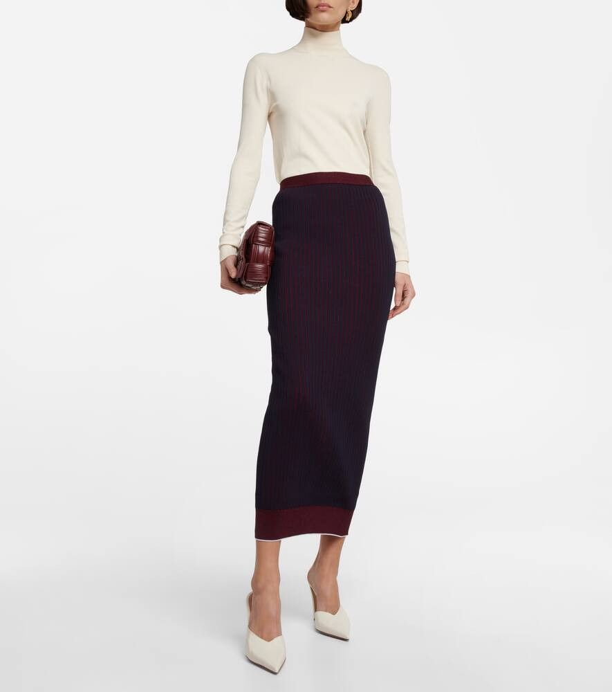 o1loc1c0324 728345 Midi Skirt in Blue