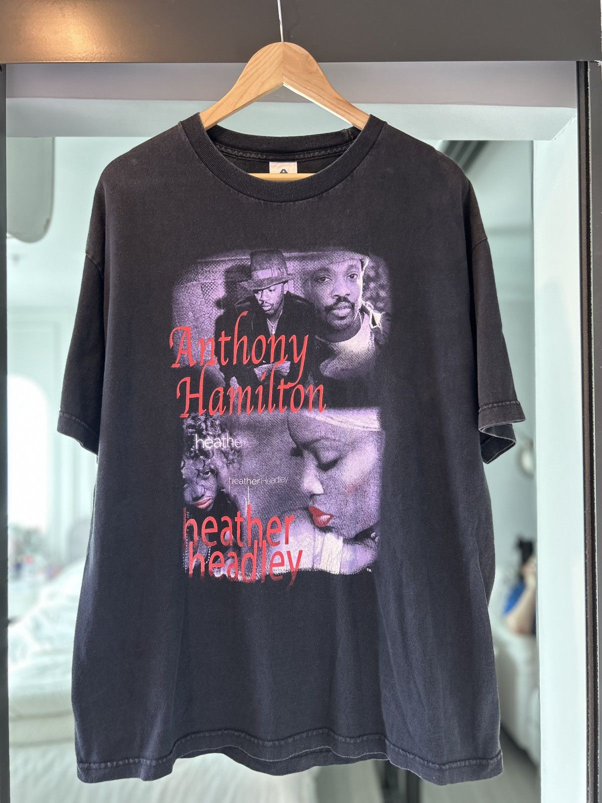 Band Tees Anthony Hamilton & Heather Headley Vintage 00’ Size US XL / EU 56 / 4 - 1 Thumbnail