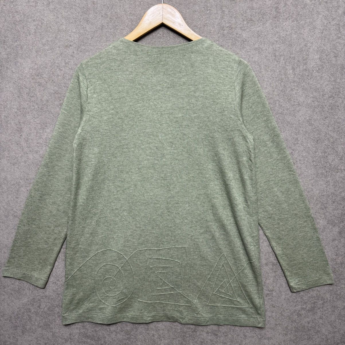 Issey Miyake Hai Sporting Gear by Issey Miyake Sage Wool Embossed Art Size US M / EU 48-50 / 2 - 6 Thumbnail