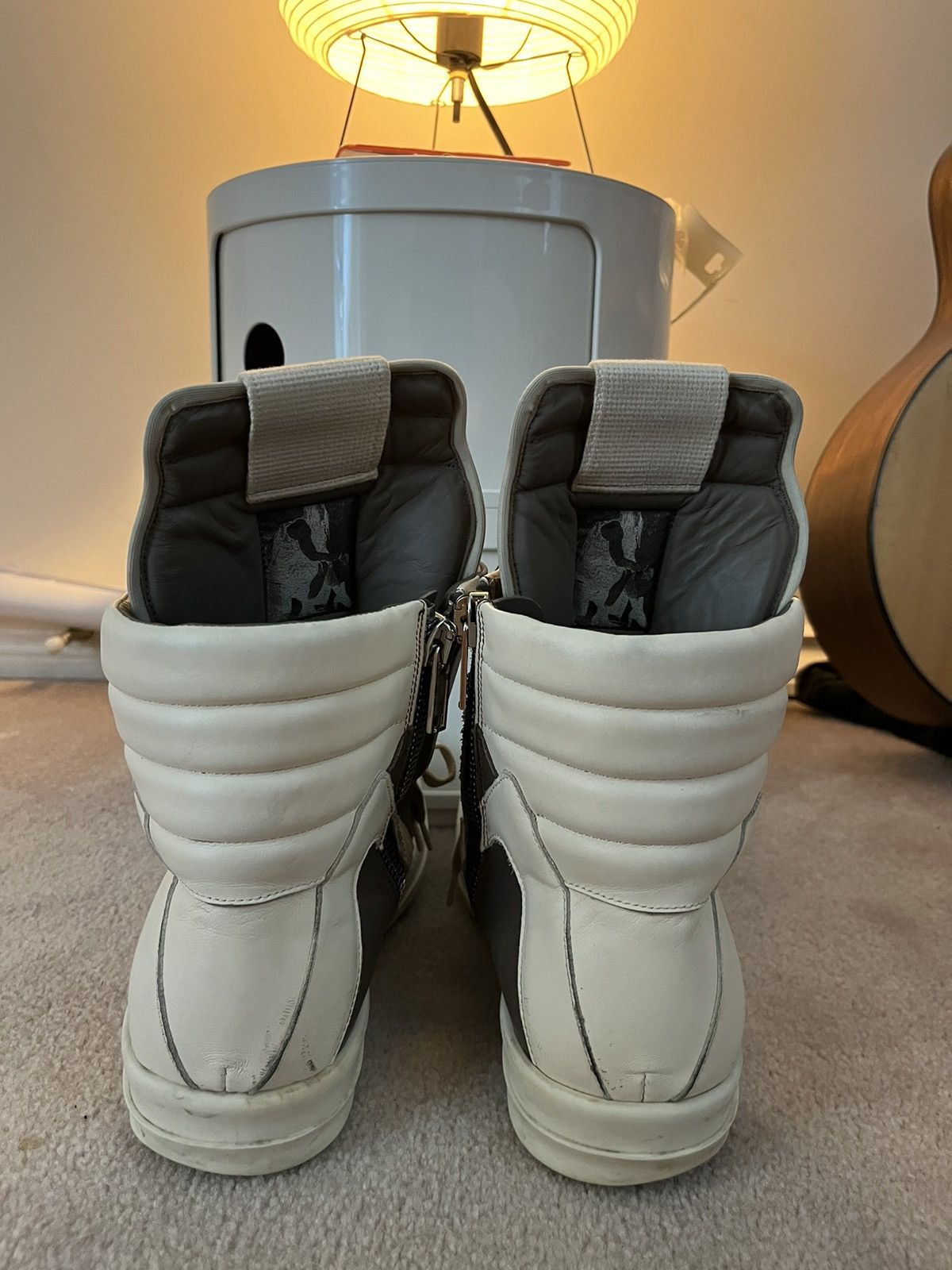 Rick Owens Rick Owens Geobasket Dust Milk EU43 Size US 10.5 / EU 43-44 - 4 Thumbnail