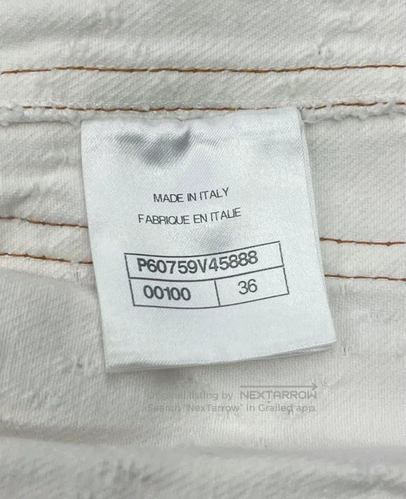 Chanel Chanel White straight jeans Size 24" / US 00 / IT 34 - 6 Thumbnail