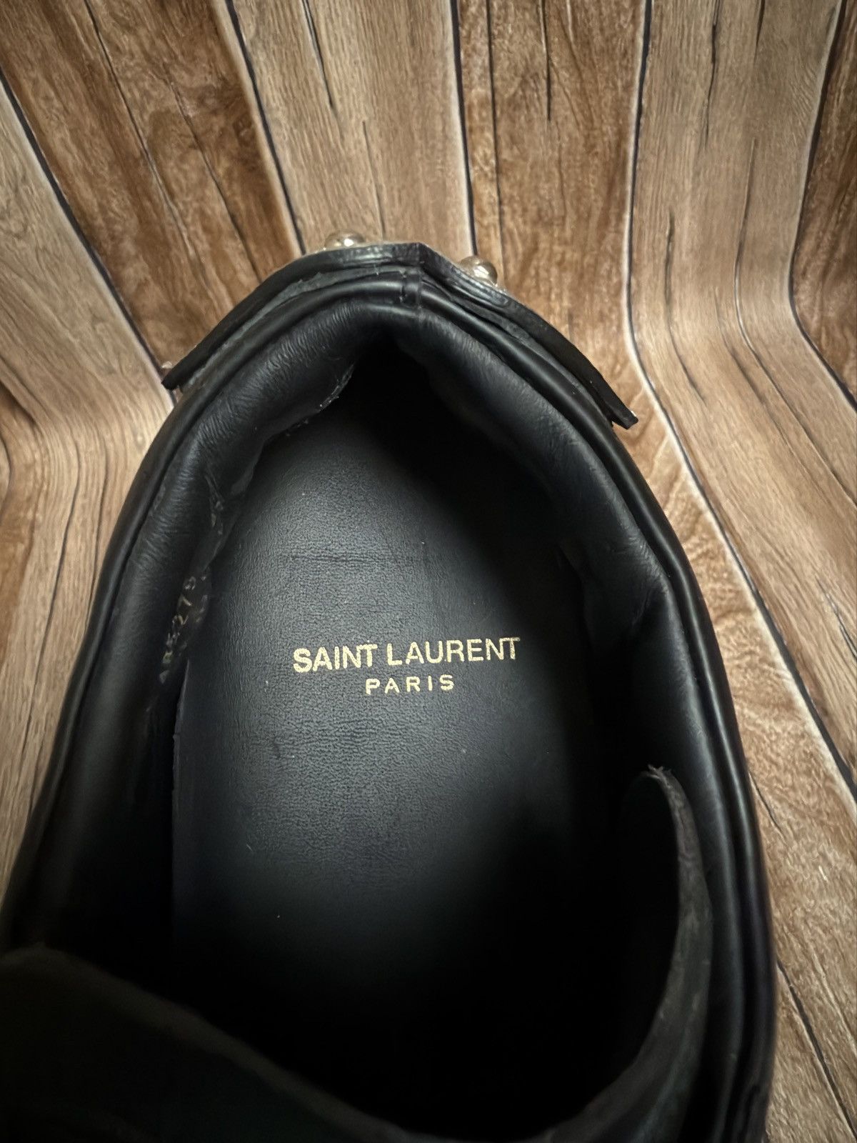 Hedi Slimane × Saint Laurent Paris Sl/01 court classic sneakers Size US 8.5 / EU 41-42 - 10 Thumbnail