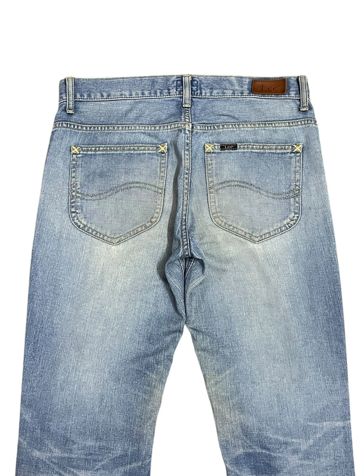 Lee Lee Rider x Elle Blue Fade Wash Ripped Jeans Limited Edition Size 31" - 9 Thumbnail