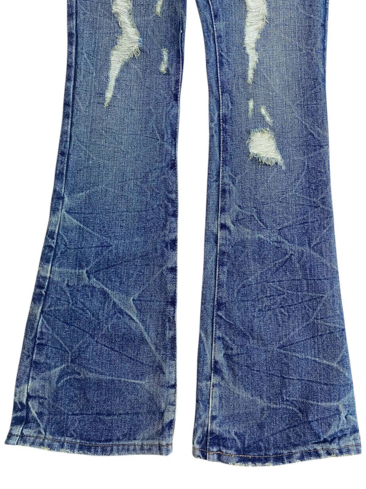 Japanese Brand Japanese Brand Ripped Style Flare Jeans Size US 28 / EU 44 - 9 Thumbnail
