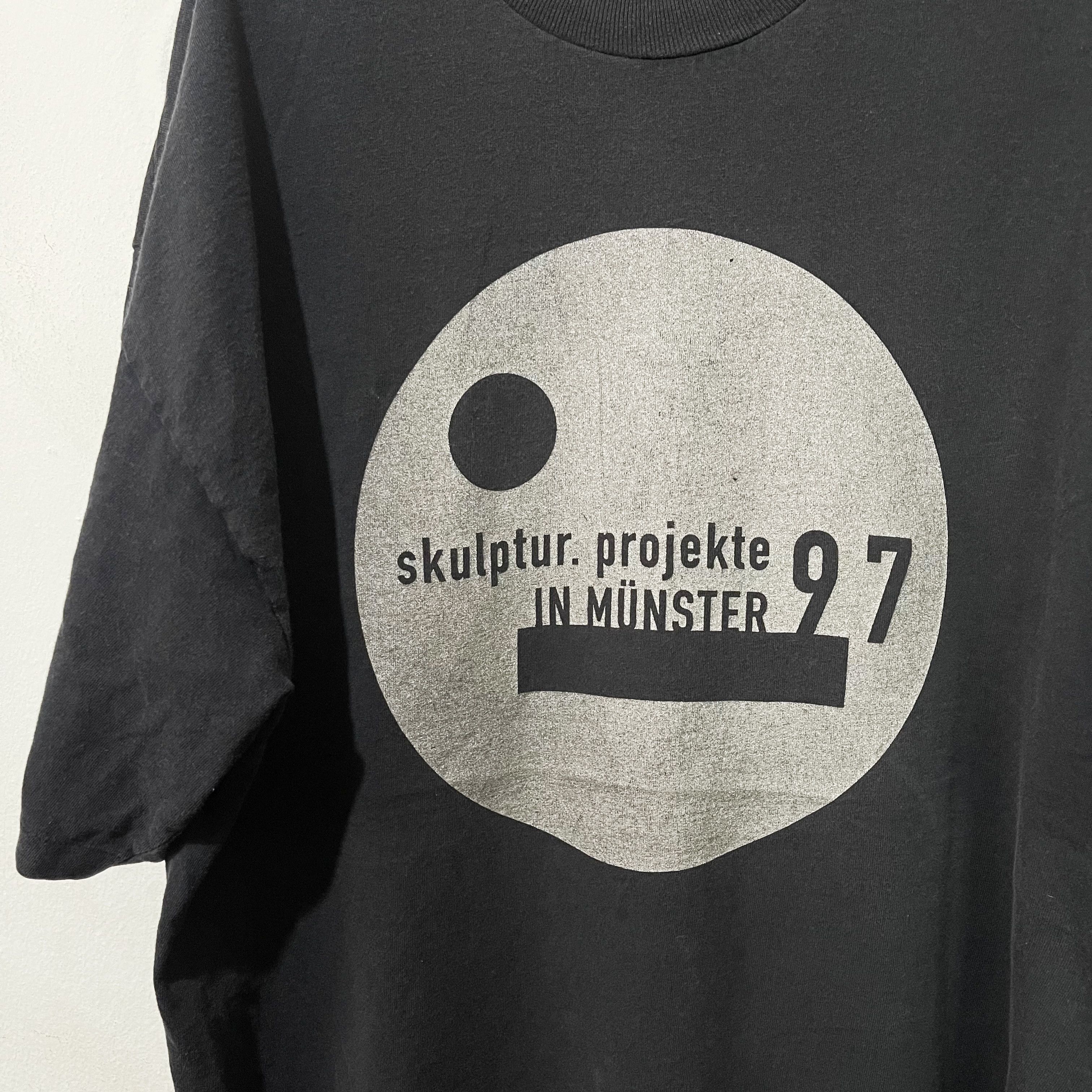 Vintage Vintage 1997 Skulptur Projekte Sculptures Shirt Size US XL / EU 56 / 4 - 2 Thumbnail
