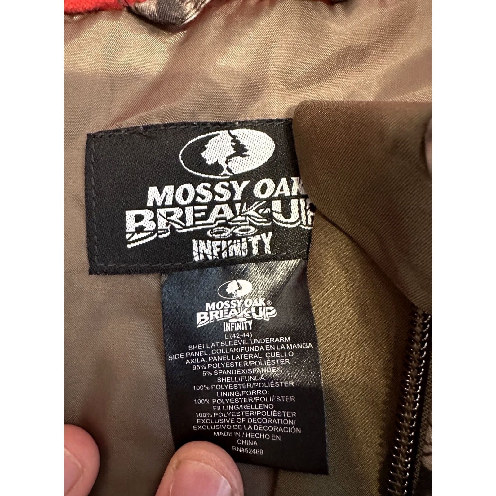 Vintage Mossy Oak Break Up Infinity Jacket Women’s Large Woodland Camo Full Zip Size L / US 10 / IT 46 - 2 Thumbnail