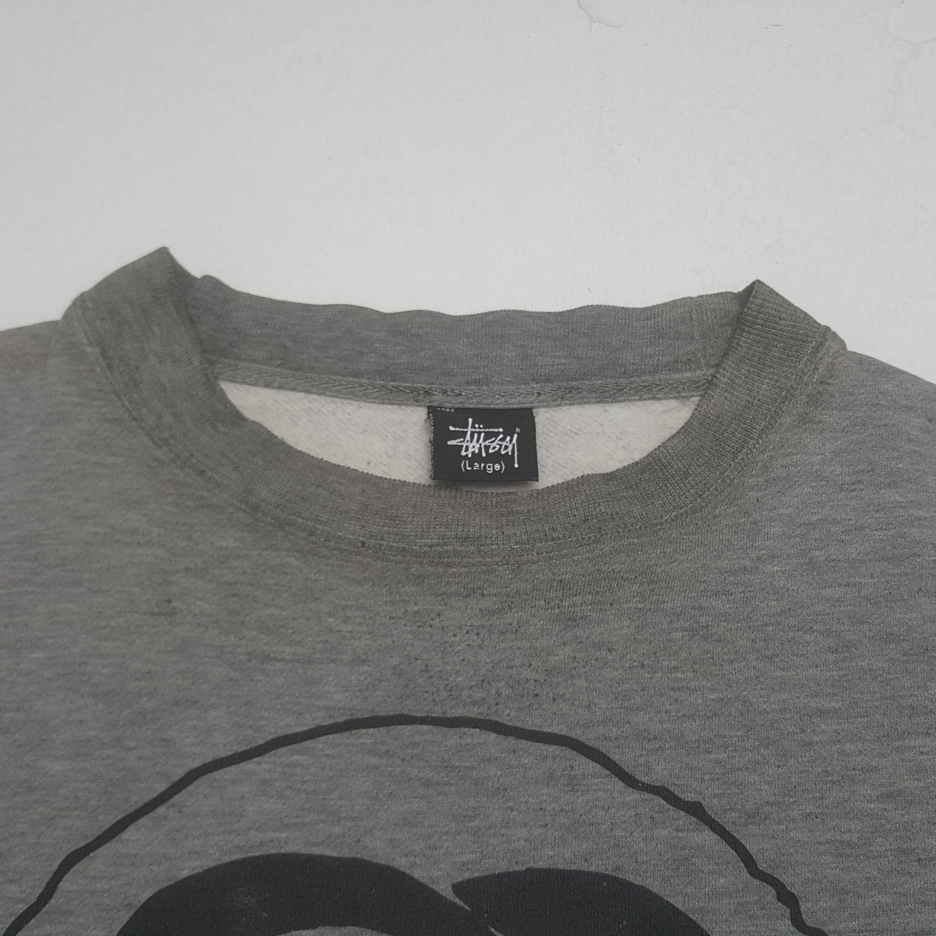 Stussy × Vintage Vintage Stussy Mirror Design Sweatshirt Size US L / EU 52-54 / 3 - 11 Thumbnail
