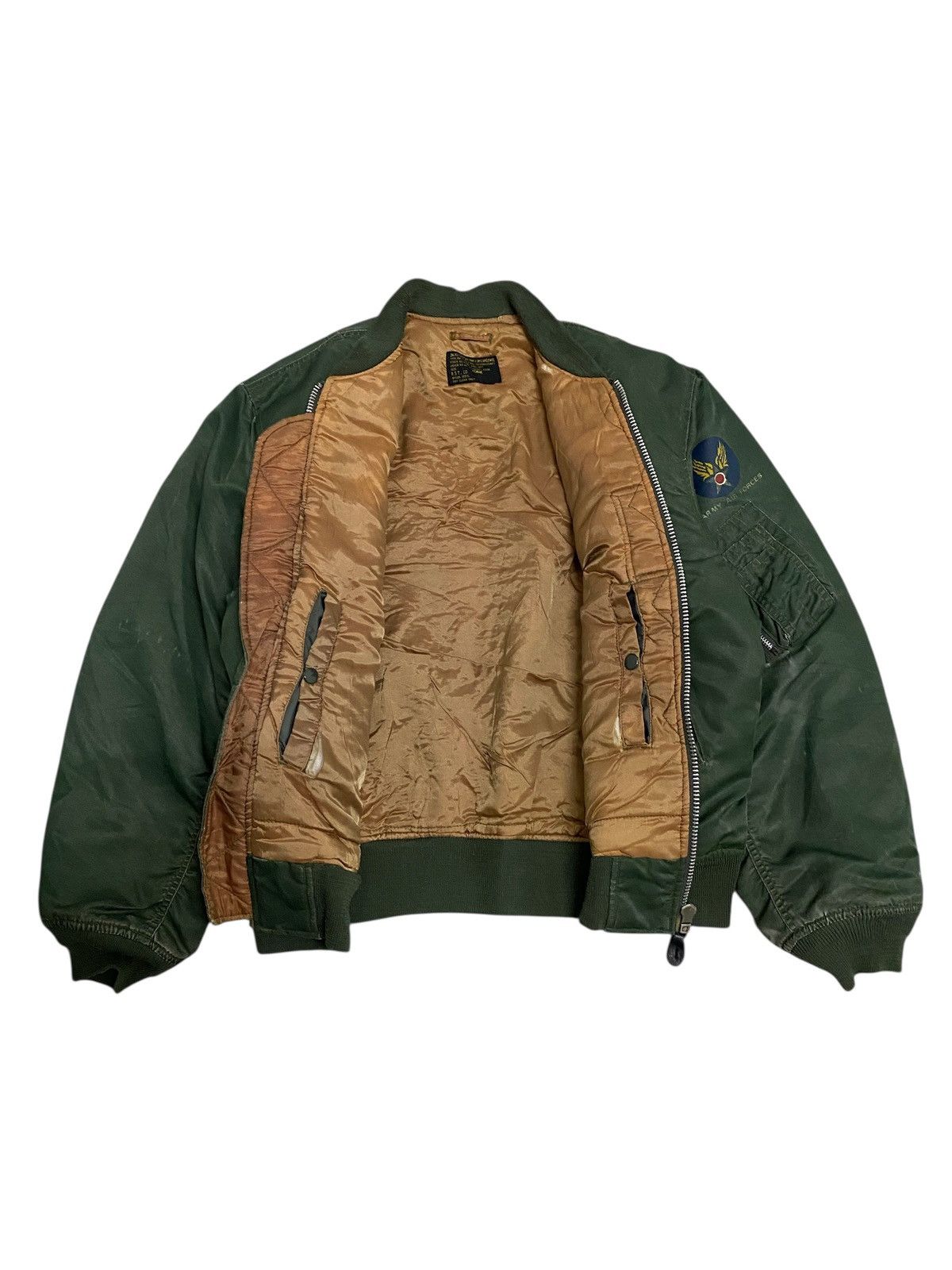 Vintage Vintage Army Air Force Bomber Flight Jacket Size US XL / EU 56 / 4 - 2 Thumbnail