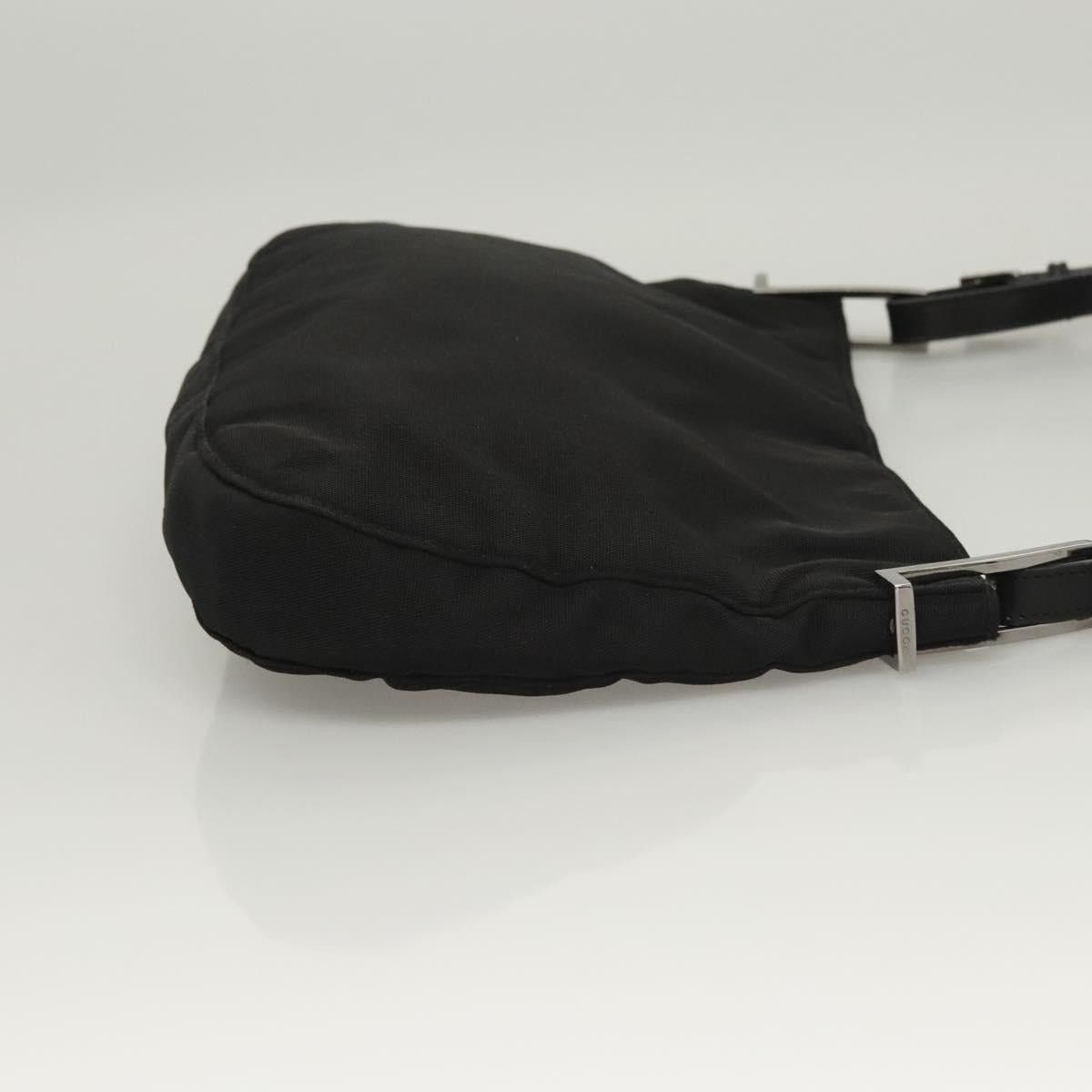 Gucci GUCCI Shoulder Bag Nylon Black Silver 001 3193 001 3193 Size ONE SIZE - 4 Thumbnail