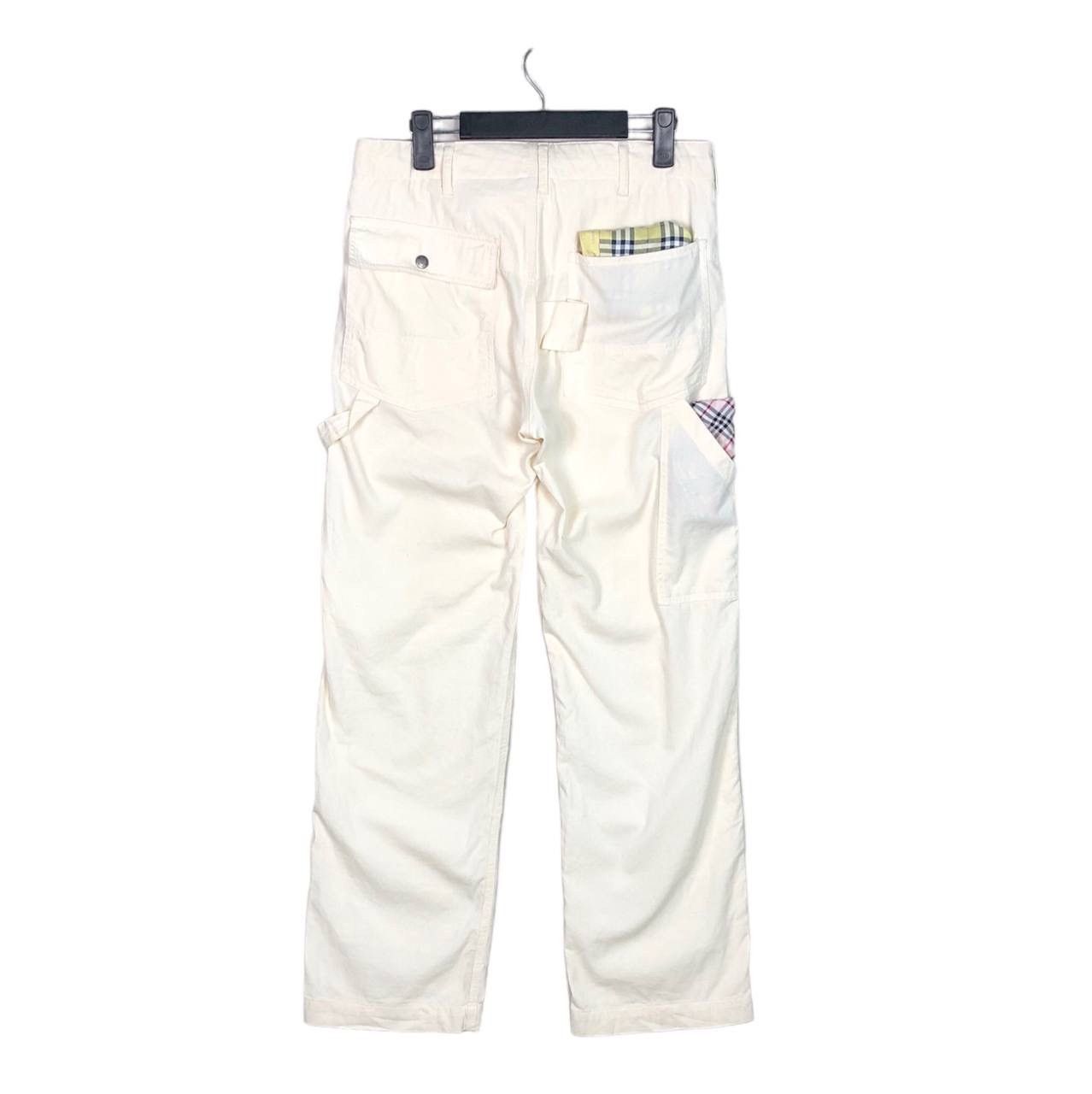 image of Engineered Garments Fa Pant Khaki Cotton Cargo Pant in White, Men's (Size 31)