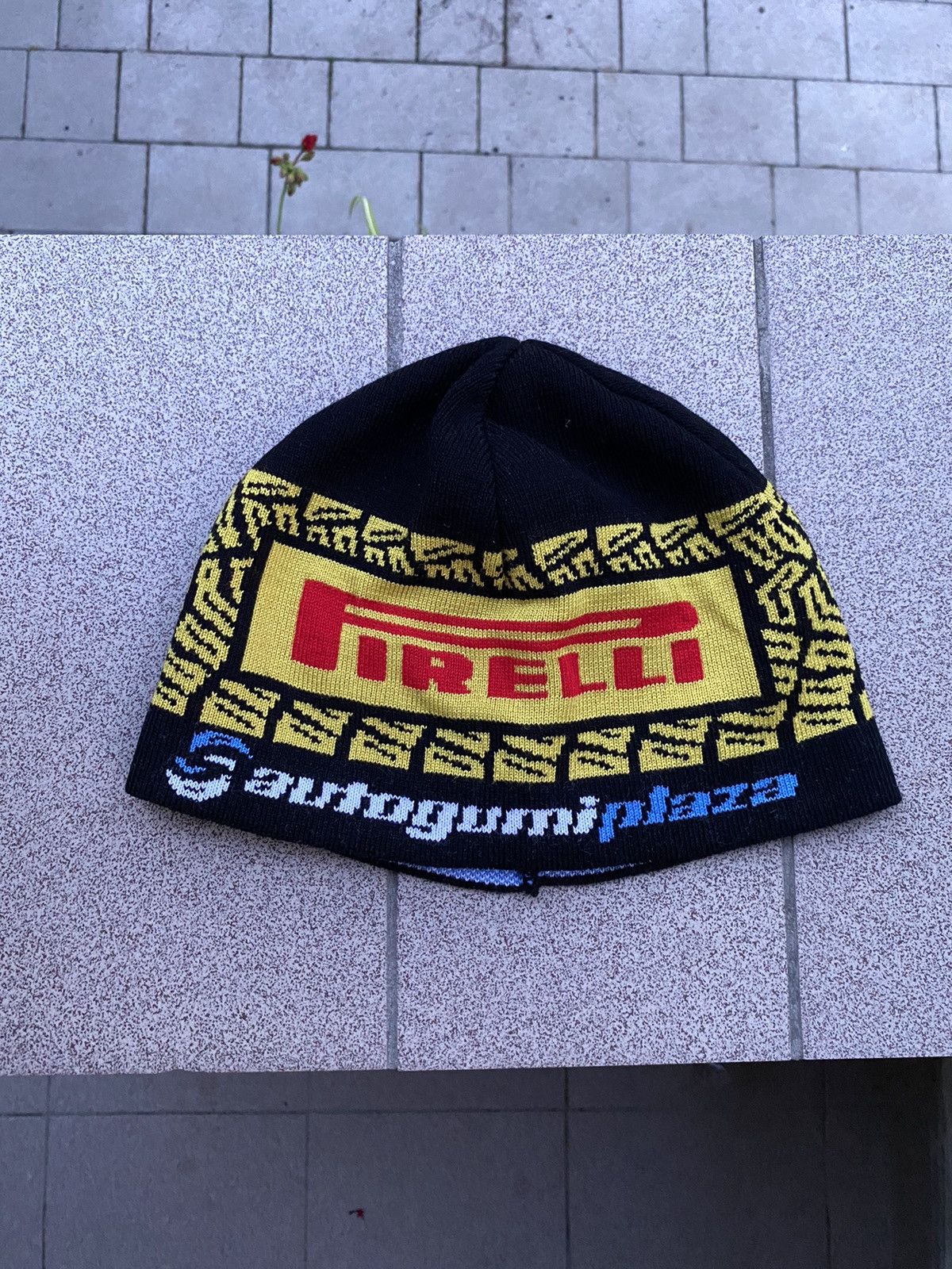 Pirelli Vintage Y2K pirelli Beanie rap hat Size ONE SIZE - 1 Thumbnail