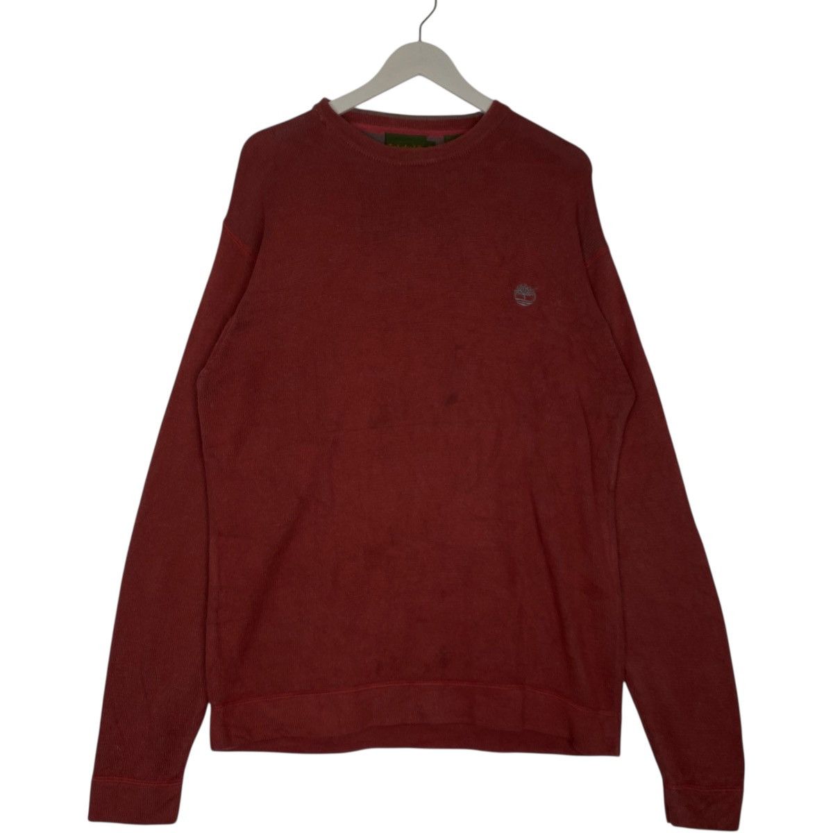 Vintage Vintage Timberland Crewneck Sweatshirt Red Size M Size US M / EU 48-50 / 2 - 1 Thumbnail