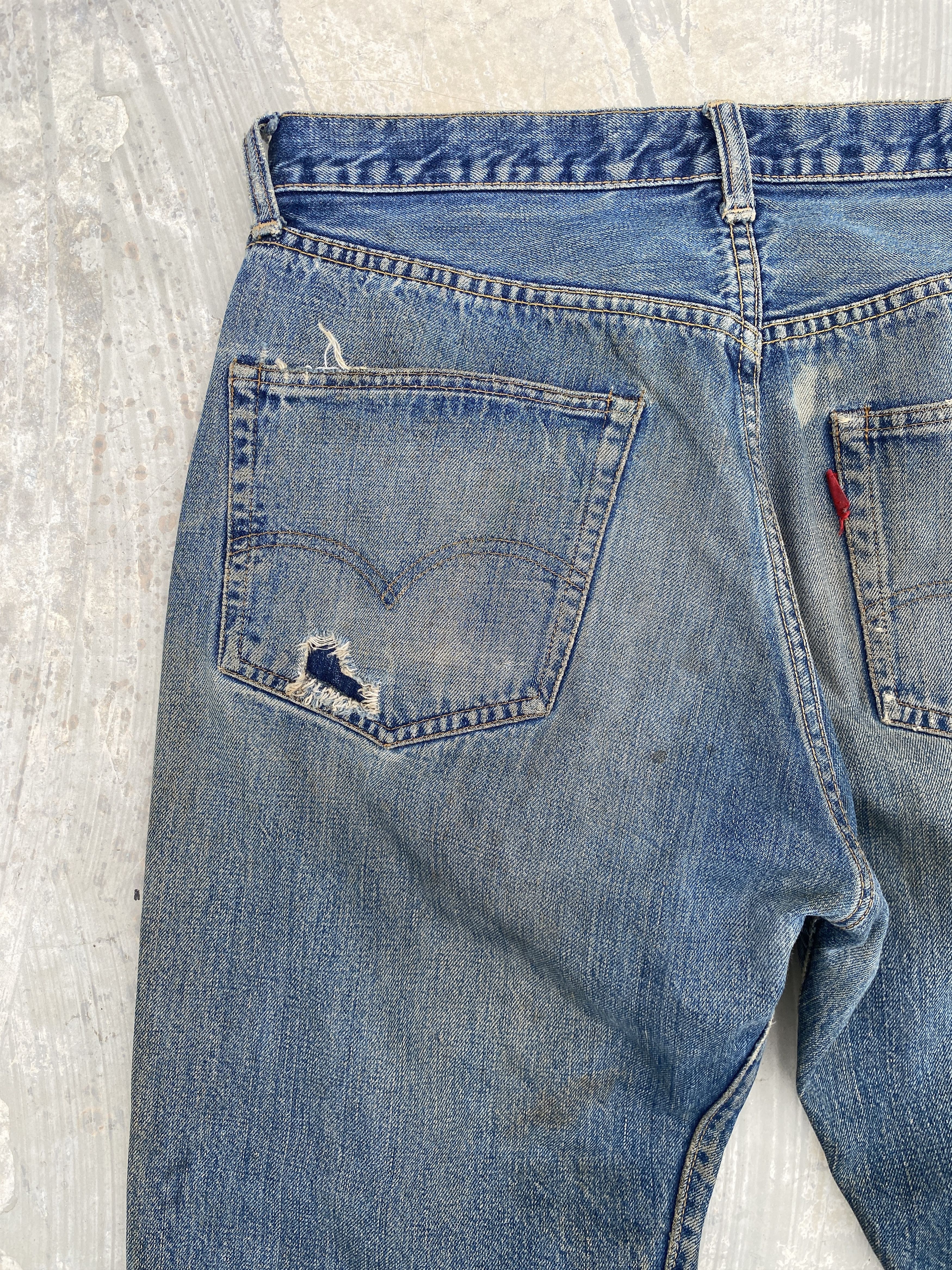 Levi's Vintage 60/70s Levis 501 Big E Redline #6 Selvedge Jeans Size US 33 - 7 Thumbnail