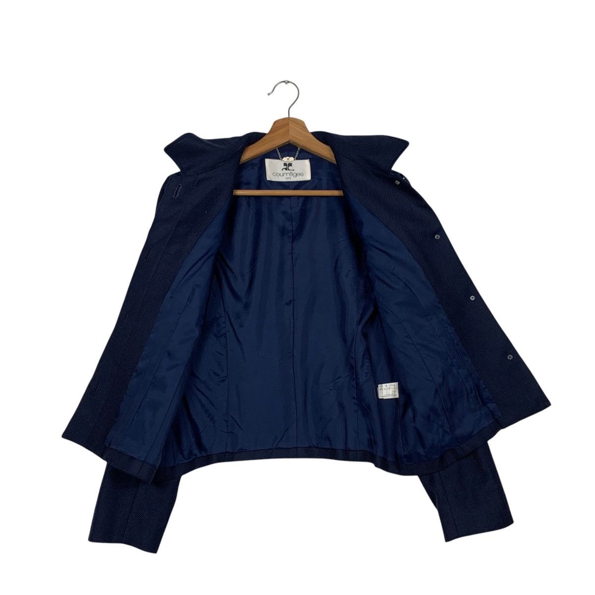 Courreges 90’s COURREGES Wool Jacket #2347-C105 Size M / US 6-8 / IT 42-44 - 11 Thumbnail