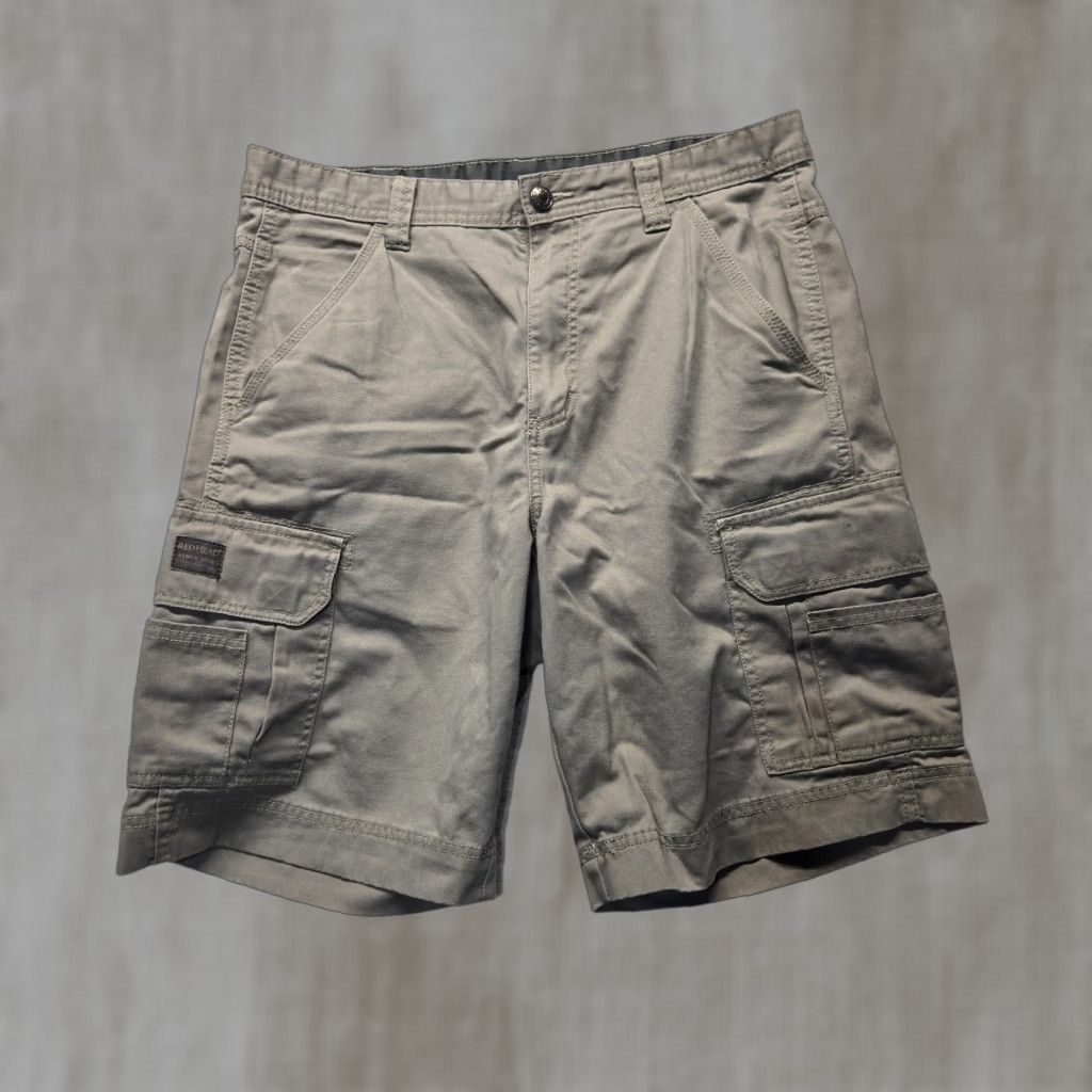 Vintage RedHead Cargo Shorts Beige Cotton Blend Adult Men's Size 32 Casual Outdoor Size US 32 / EU 48 - 1 Thumbnail