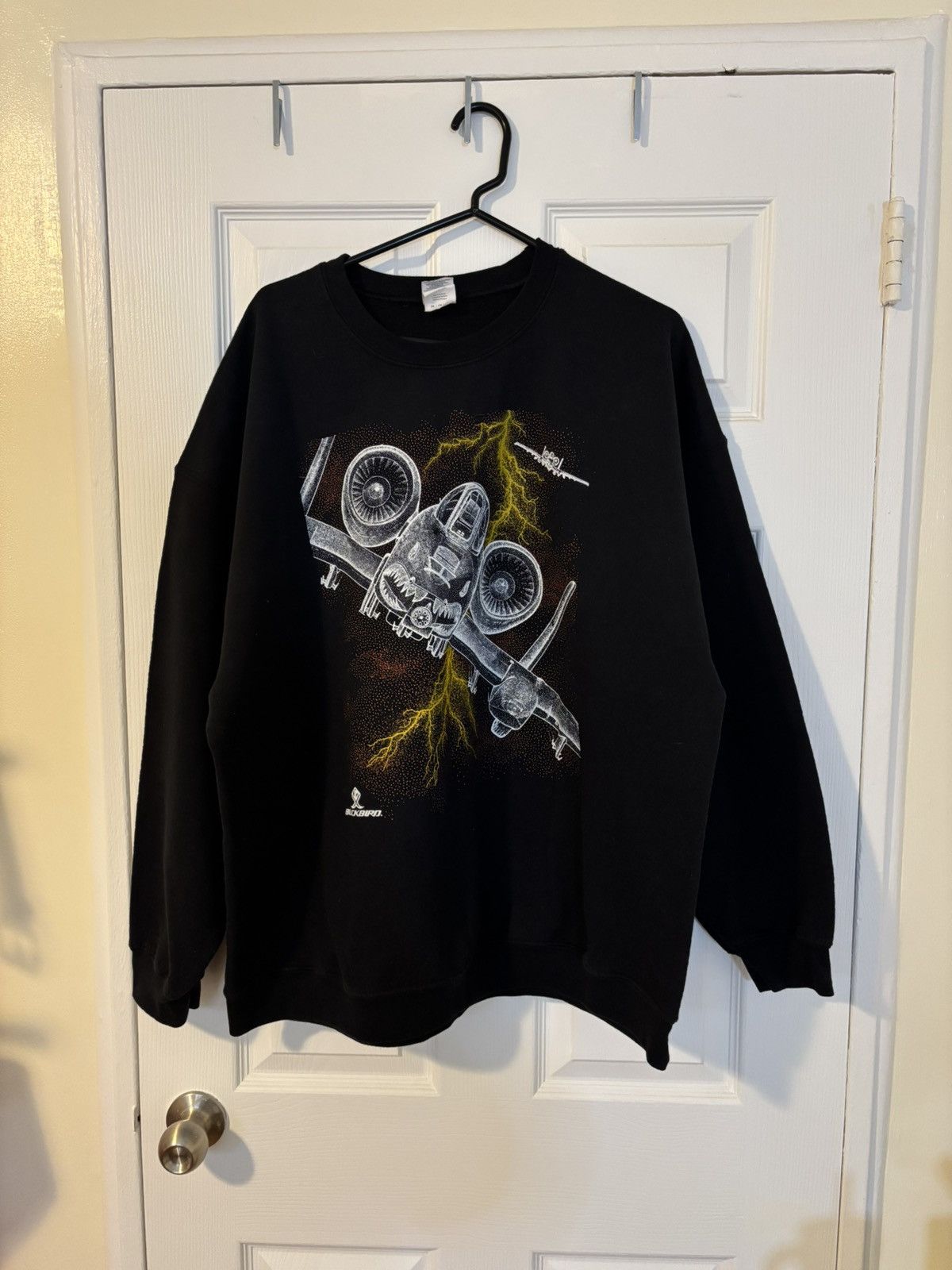 Vintage Vintage A-10 blackbird thunderbolt double sided sweatshirt Size US XXL / EU 58 / 5 - 6 Thumbnail