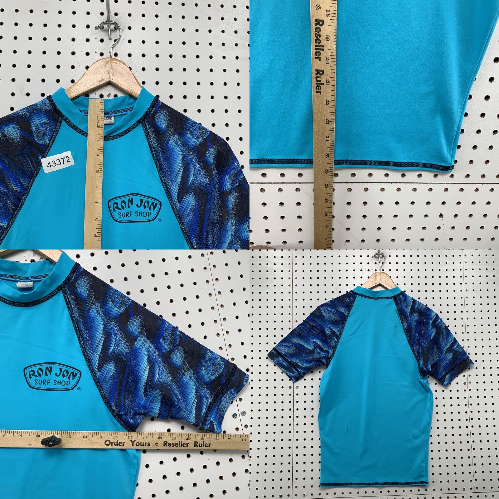 Ron Jon Surf Shop Ron Jon Surf Shop Rash Guard Shirt Blue Mens Medium Surfing Made USA Size US M / EU 48-50 / 2 - 8 Thumbnail