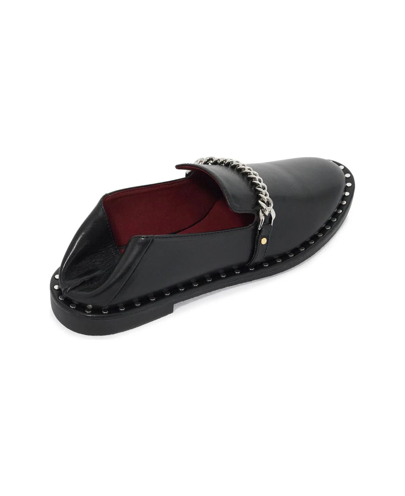 Stella McCartney o1s22i1n1024 Falabella Loafers in Black Size US 10 / IT 40 - 4 Thumbnail