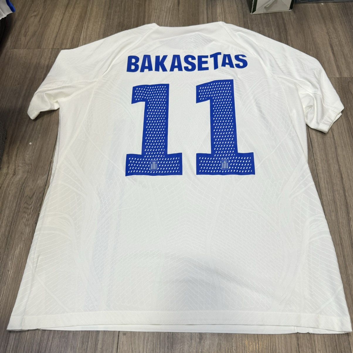 Nike Greece 24/25 player issue home shirt #11 Bakasetas (Bnwt) Size US XL / EU 56 / 4 - 2 Thumbnail