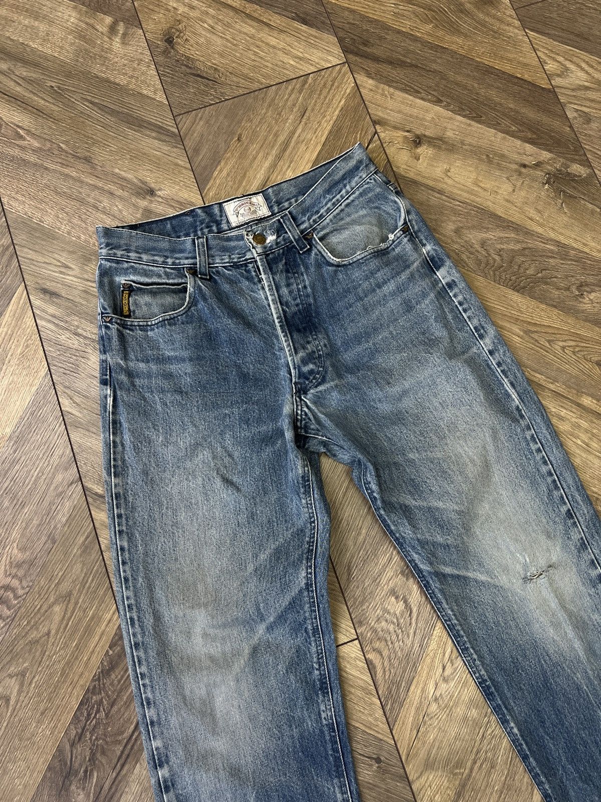 Armani × Emporio Armani × Vintage Vintage Armani Denim Blue Streetwear Jeans Size US 30 / EU 46 - 4 Thumbnail