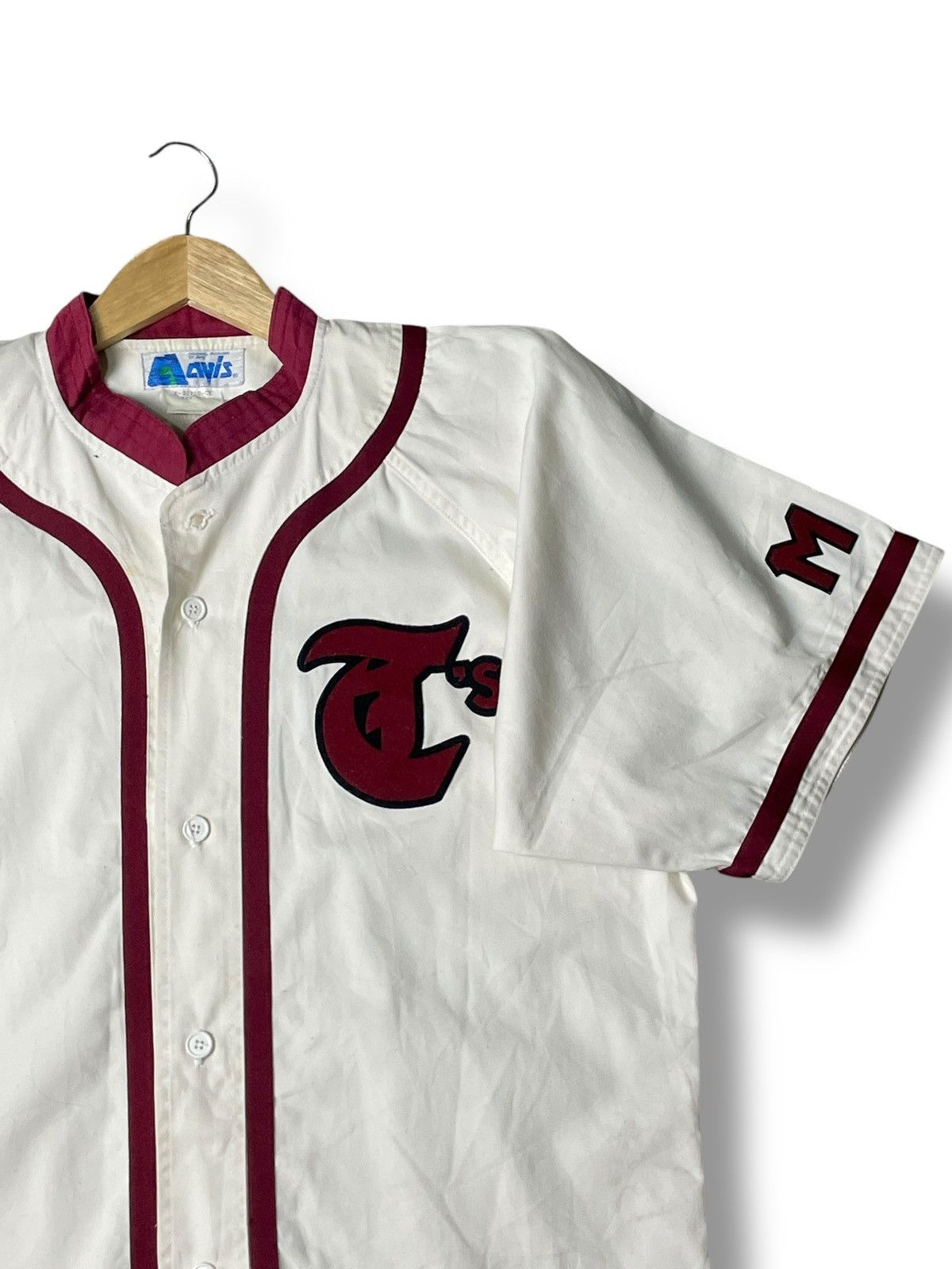 Japanese Brand × Vintage Avis x Vintage Baseball Jersey Embroidery (40) Size US M / EU 48-50 / 2 - 5 Thumbnail