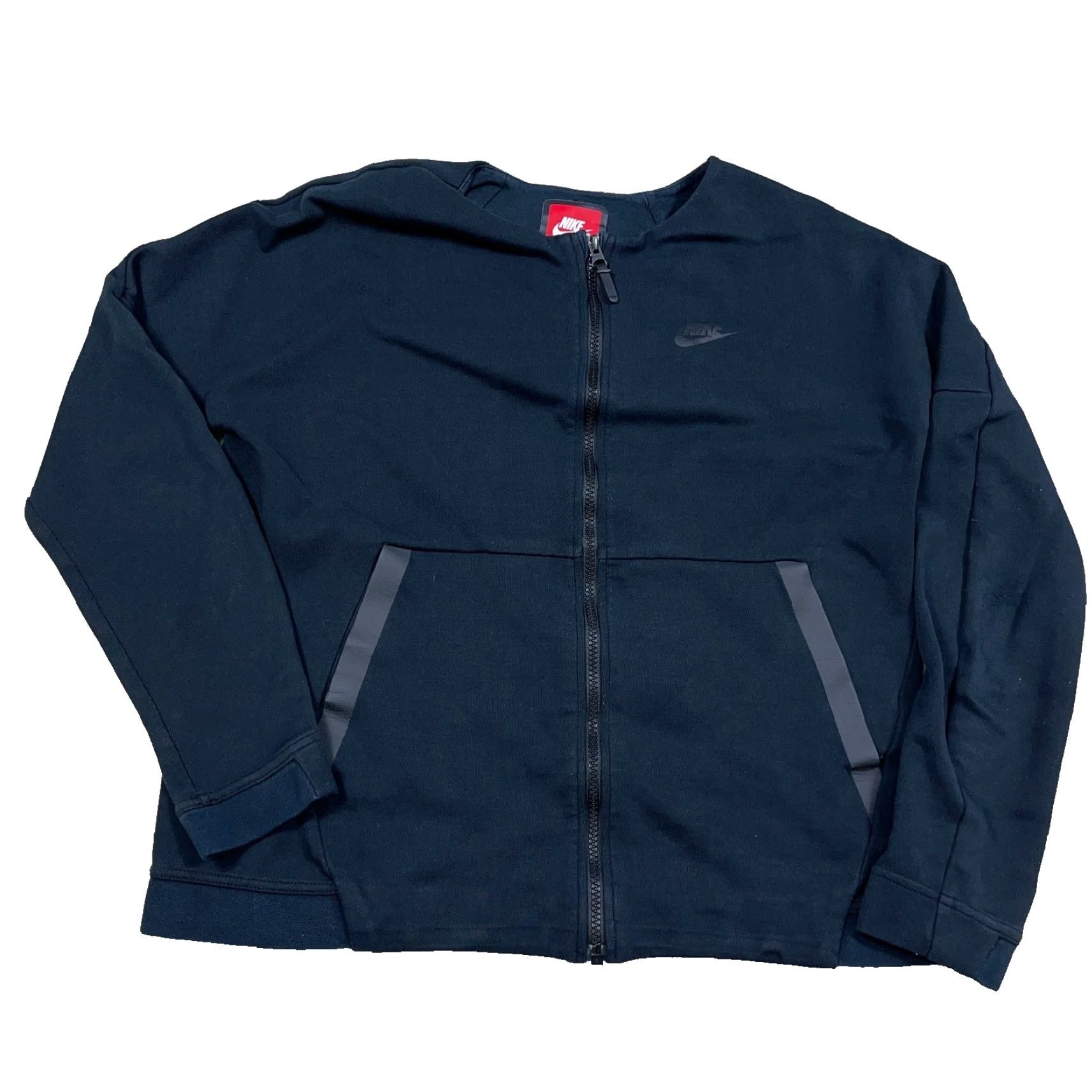 Nike Nike Tech Fleece Jacket Men M Black Full Zip Hoodie Sports Nike Shirt Size US M / EU 48-50 / 2 - 2 Thumbnail
