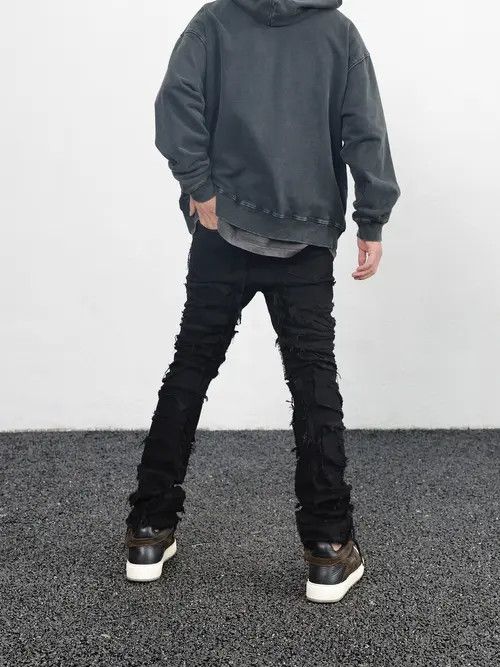 VIBE stack grunge damaged ripped jeans Size US 30 / EU 46 - 5 Thumbnail